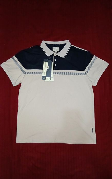 Из США, мужская футболка-поло бренда "Scott James". Цена 230.000 ‼️‼️‼