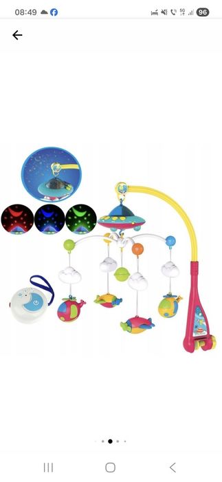 Vand carusel muzical patut bebelusi