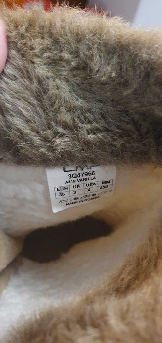 Vand cizme zapada mar 36 bej inalte pana sub genunchi