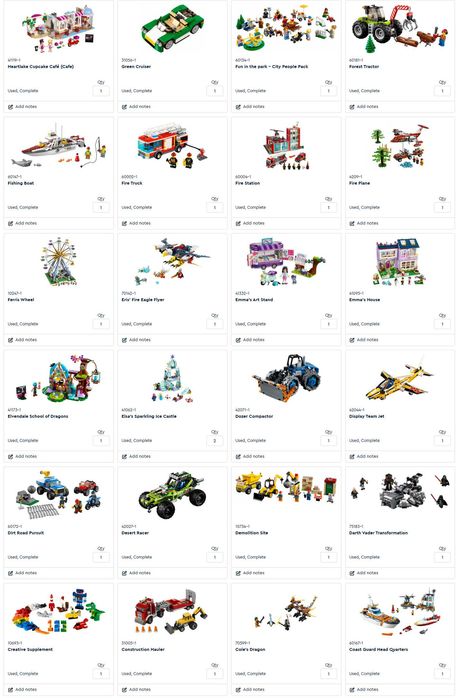 101 набор LEGO оригинал