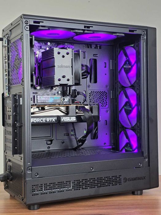Геймърски компютър - Нов ( i5 12400F | RTX 5060 | DDR4 RAM | SSD NVMe )