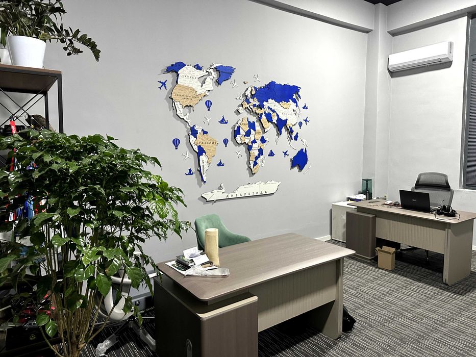 Карта мира  Dunyo kartasi