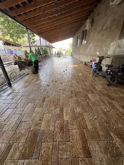 Укладка брусчатки