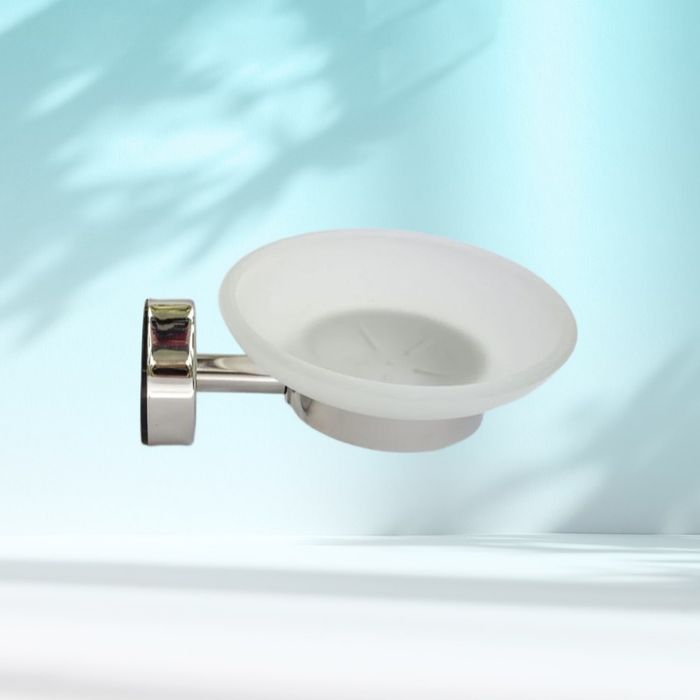 Сапунерка стъклена. Поставка за сапин. Аксесоари за баня.