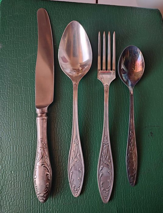 Посребрени Руски прибори за хранене МНЦ