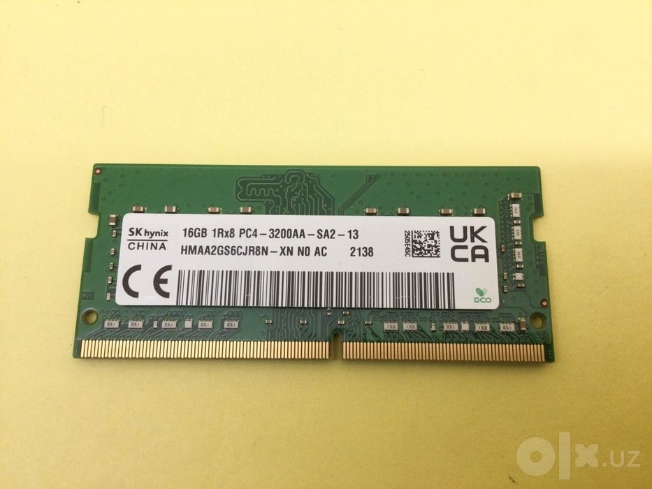 Оригинальная ОЗУ для ноутбука Sodimm DDR4 16Gb 3200MHZ SKHynix, Lexar