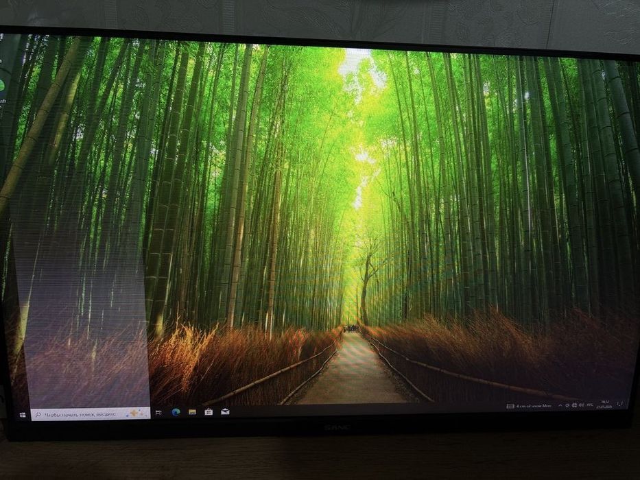 Монитор sanc 165mhz, разбита матрица