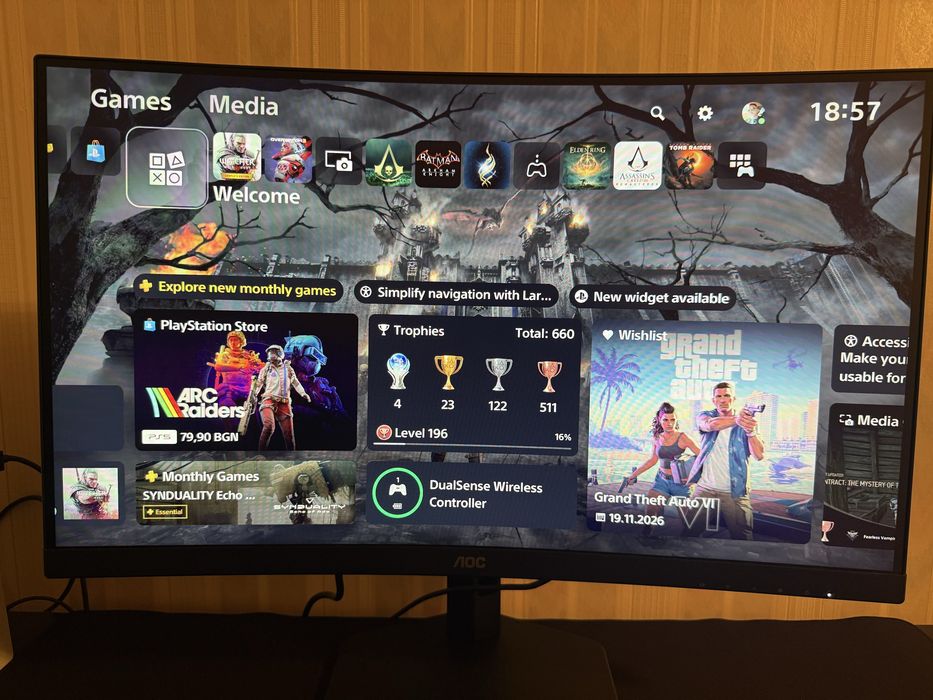 PlayStation 5 Slim 1TB + игри