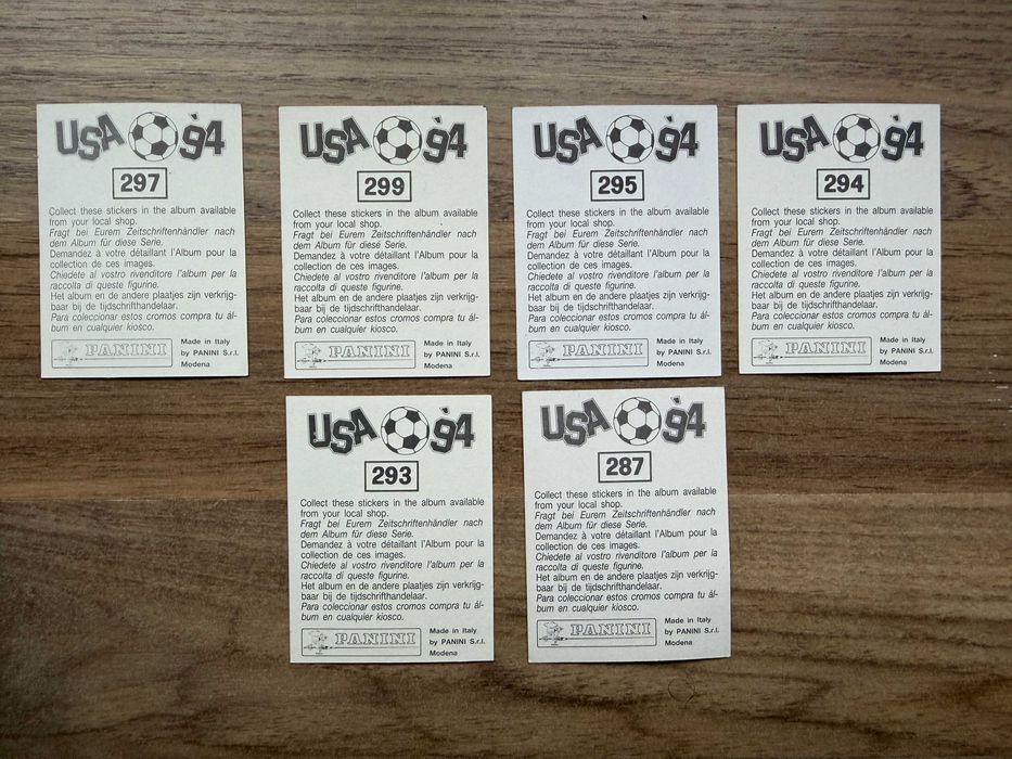 Panini FIFA World Cup 1994 Световното първенство футбол Стоичков България Лечков Стикери Сираков  Костадинов