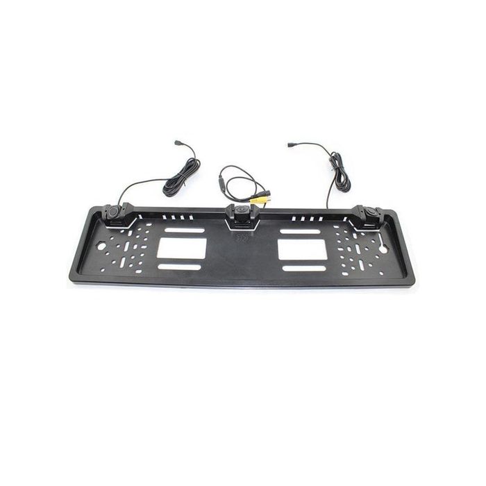 Suport numar auto cu camera video si 2 senzori parcare 12V ERK