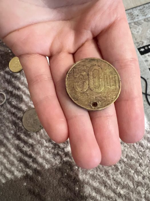 Moneda 50 LEI Alexandru Ioan Cuza 1991