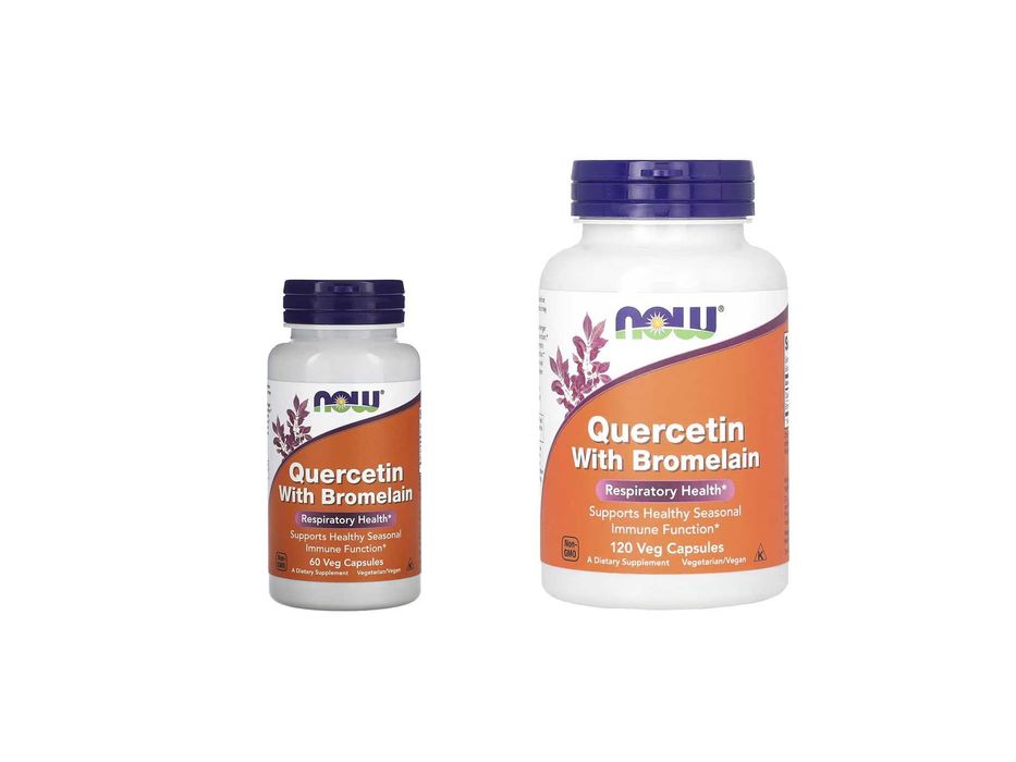 NOW Foods Quercetin with Bromelain Кверцетин с бромелаином