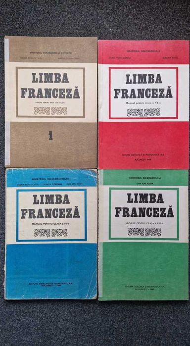 LIMBA FRANCEZA Manual anul I, II, III si IV studiu Popa-Scurtu, Nasta