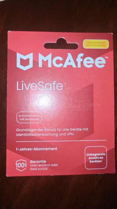 Licenta Antivirus McAfee - Abonament de 1 an, nr nelimitat dizpositive