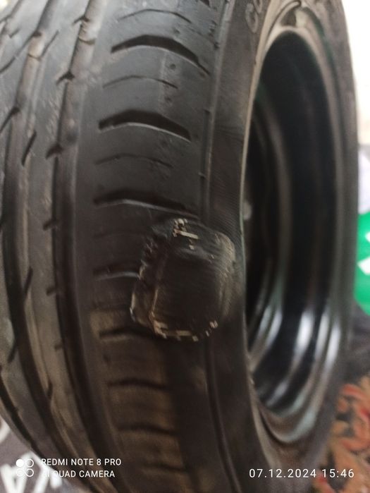 балоон с диском на запаску continental.  15 размер Лачетти