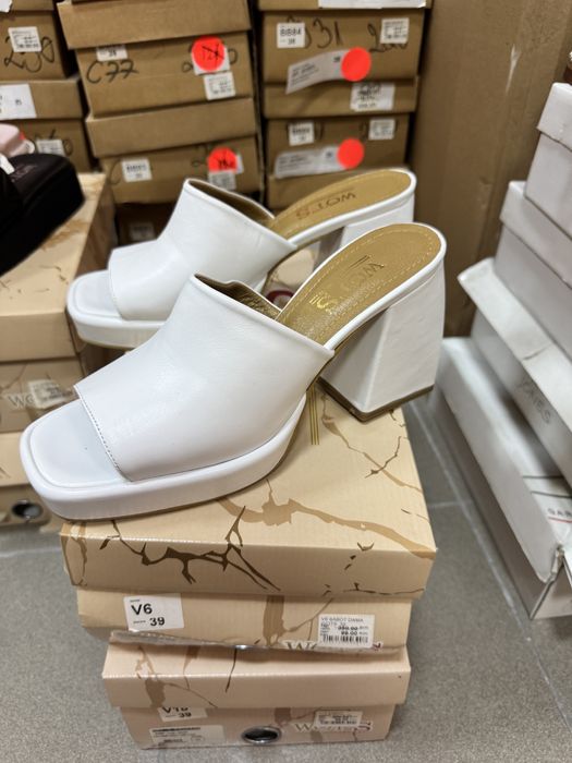 SABOTI-Sandale dama,Piele naturala,Noi,Marimea 39