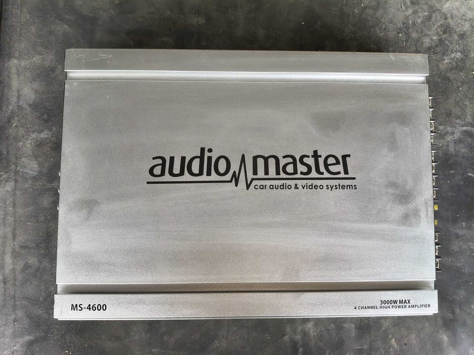 Amplificator Audio Master cu 4 canale MS-6004D si MS-4600