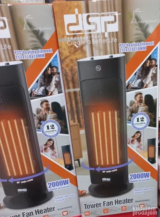 Обогреватель для дома керамический, конвекционный / Тепловентилятор на