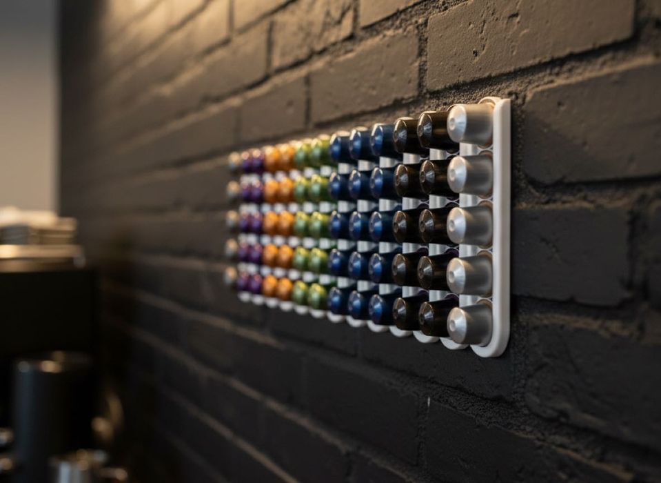 Suport Premium Capsule Nespresso – Organizator Espressor Design Modern