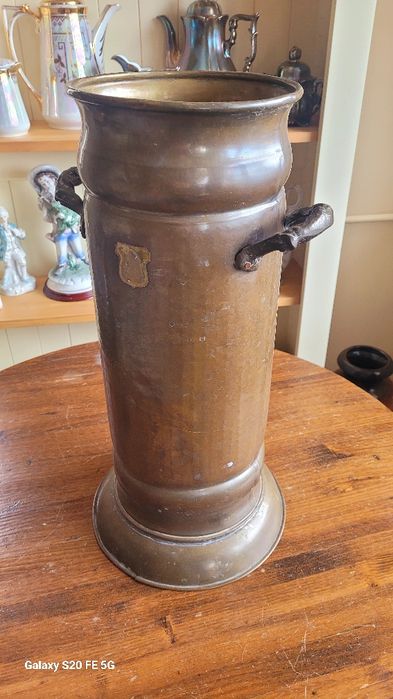 Ръчно изработена голяма медна кана,стомна от Италия