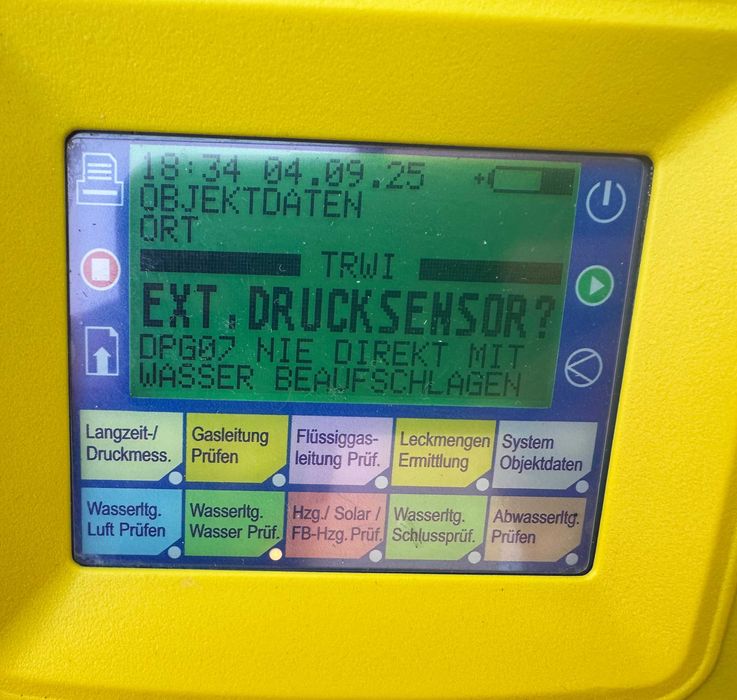 Rau DPG 07 Touch - Професионален измервателен уред за налягане