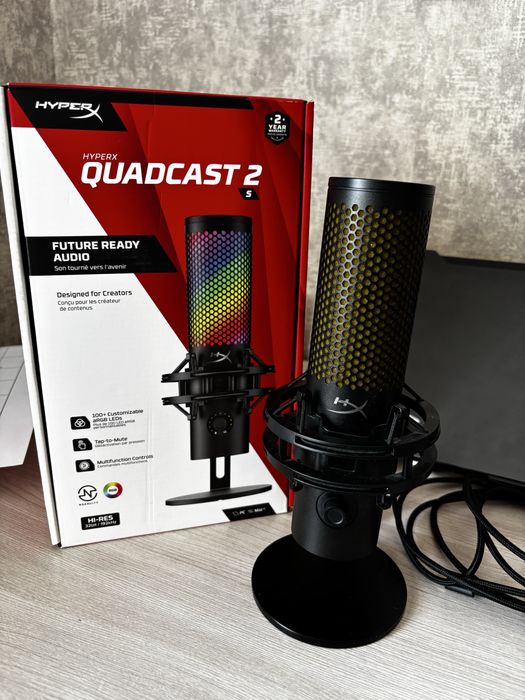 Микрофон HyperX QUADCAST 2s