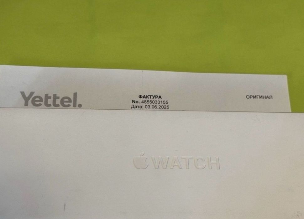 ***ЗАПЕЧАТАН 42mm Apple watch 10 Yettel Гаранция 2027г. Jet Black / Черен