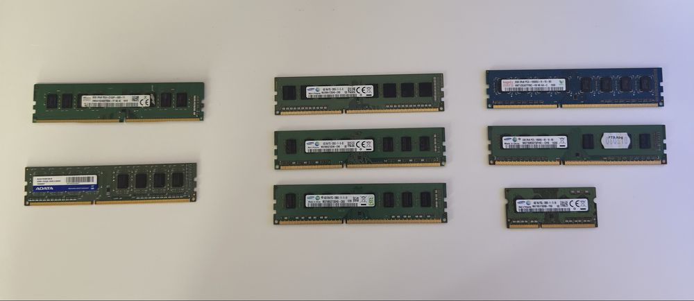 Рам памети: DDR4 DDDR3 за копютри и лаптоп Samsung SK Hynix
