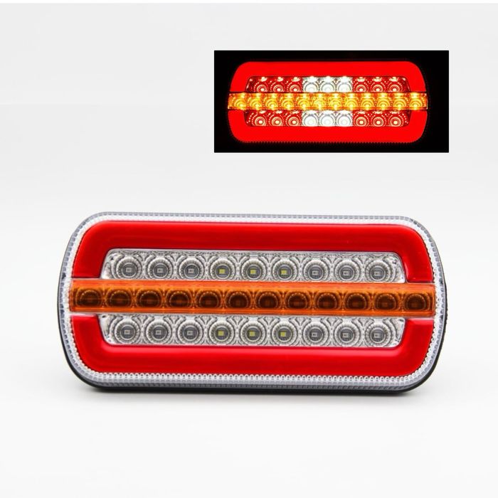 НОВ МОДЕЛ LED Неонови Стопове за платформа ремарке бус 12V LED Стопове