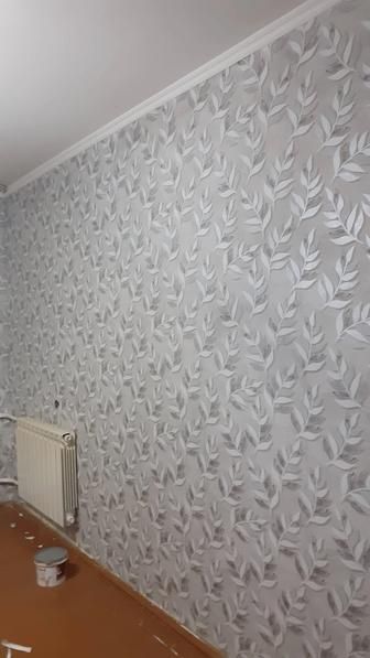 Поклейка обоев метражные