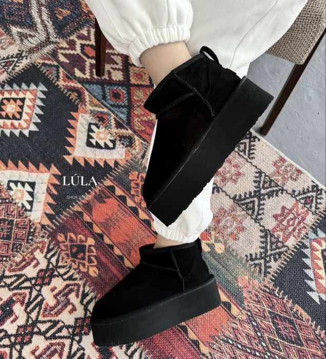 Черные женские угги 36 размер