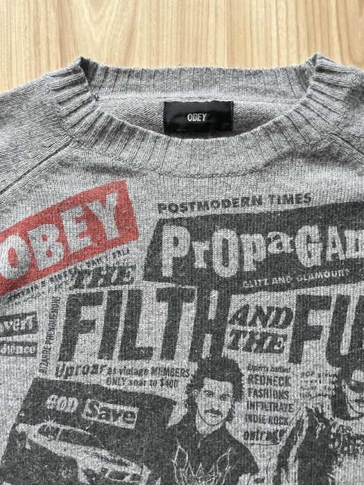 OBEY / мъжка блуза/фланела L