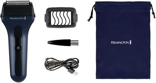 Електрическа самобръсначка Remington F7, титаниева, за мокро и сухо