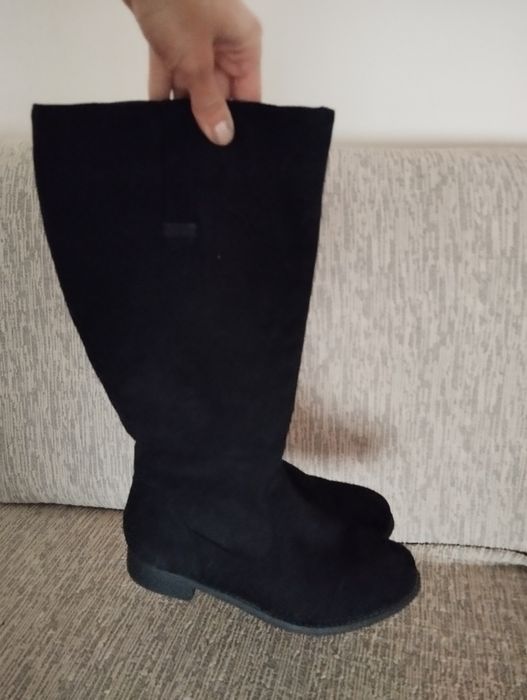 Cizme piele întoarsă eco 37