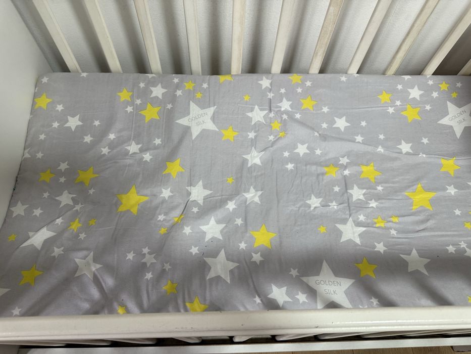 Манеж белый детский