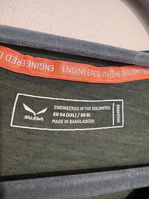 Salewa Pocket Merino T-Shirt.