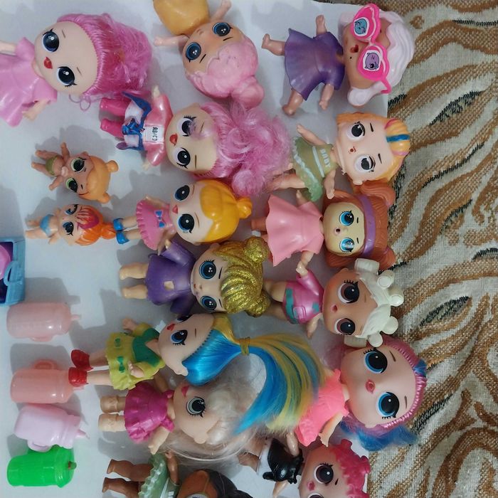 Куклы лол с поездом