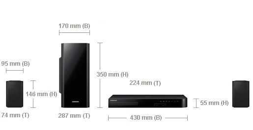 Система за домашно кино Samsung HT-H5200