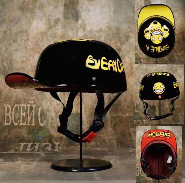 Casca braincap stil sapca moto scuter atv