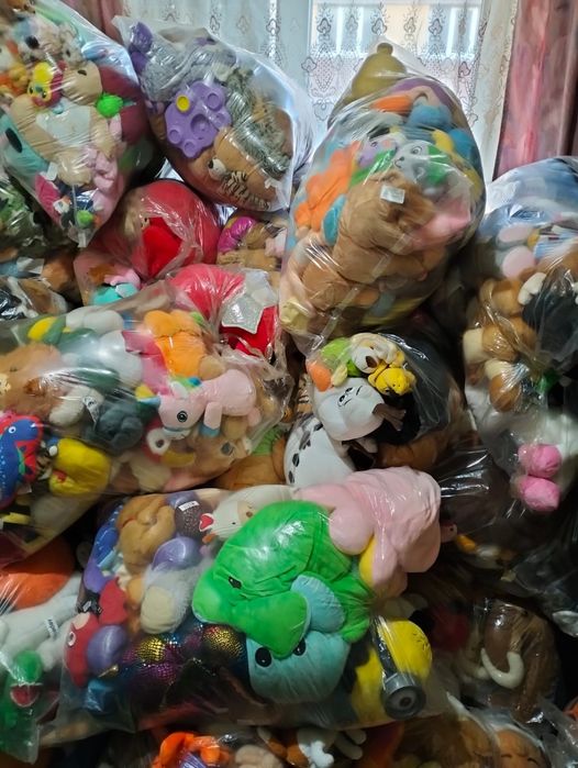 Vând jucării de pluș la sac calitate 1 extra