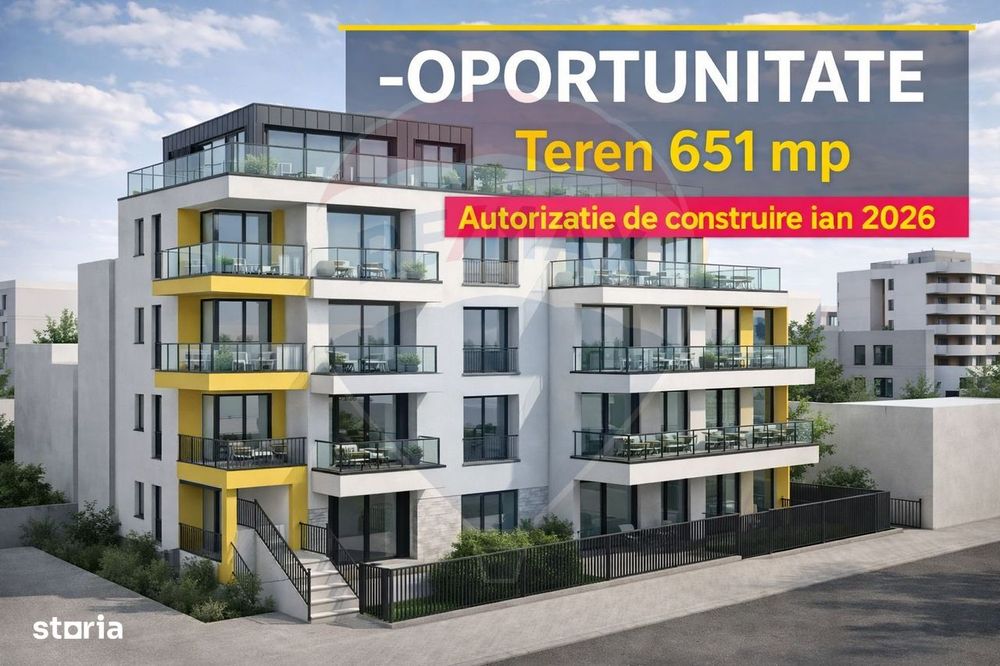 Teren Bucurestii Noi Autorizatie Construire S+P+2E+M