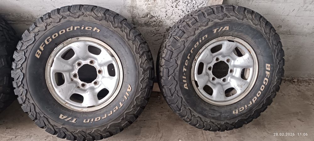 Гуми Bfgoodrich Al Terrain с джанти от Toyota Hilux