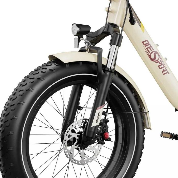 Електрически велосипед ONESPORT OT16 Max | 1x500W | 48V 18Ah | 50км/ч - бежов