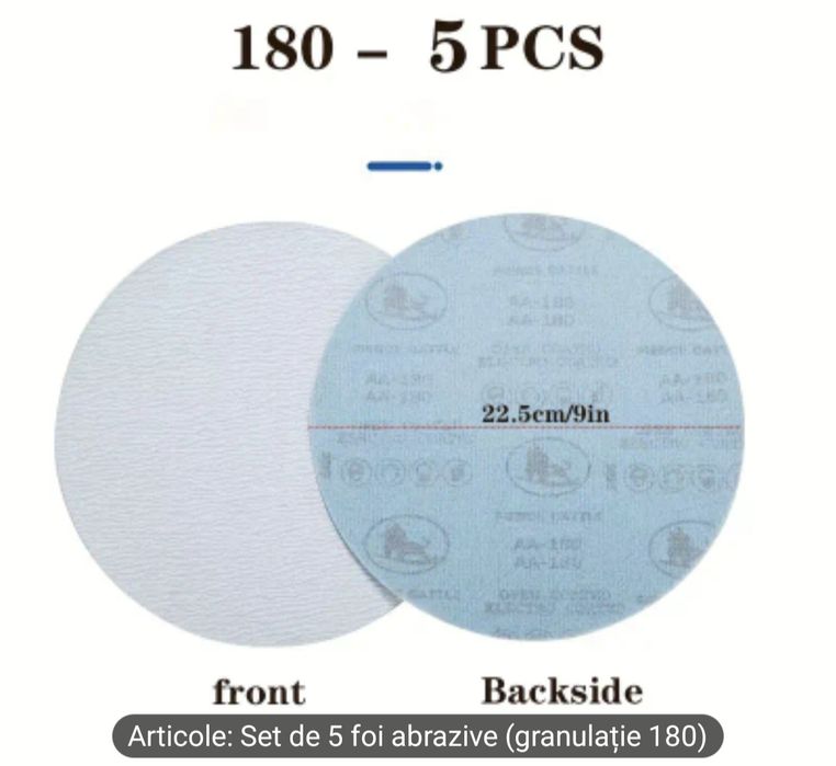 Hârtie abrazivă cu granulație 180