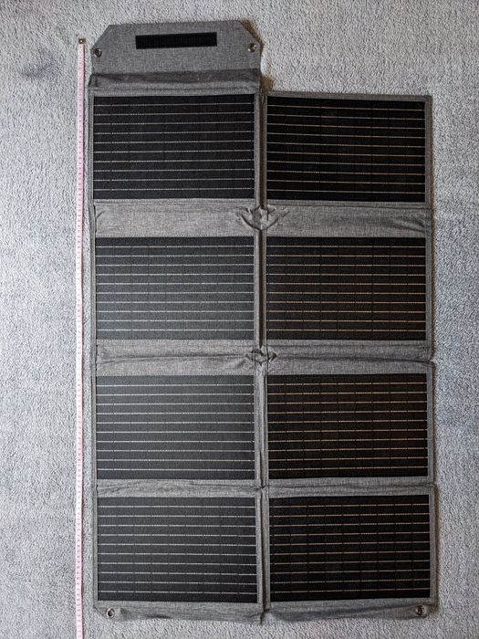 Сгъваем соларен панел MHPOWOS 80W за кемпер, каравани и туризъм