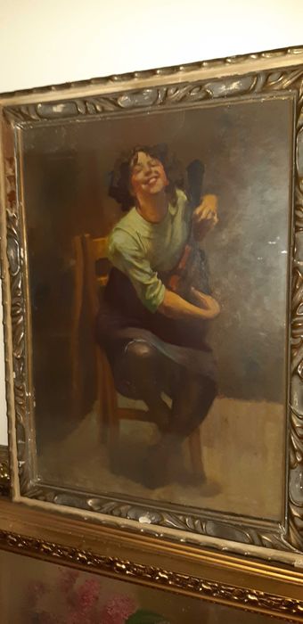 Picturi anii 1900-1947 C.Iliescu, Pantzer,Th. Aman, Corot, Derain,NB.