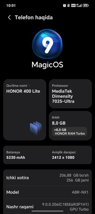 Honor 400 lite srochna