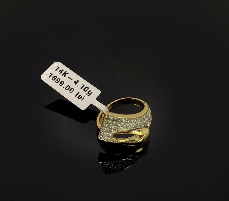 Bijuteria Royal inel din aur 14k 4.10 gr