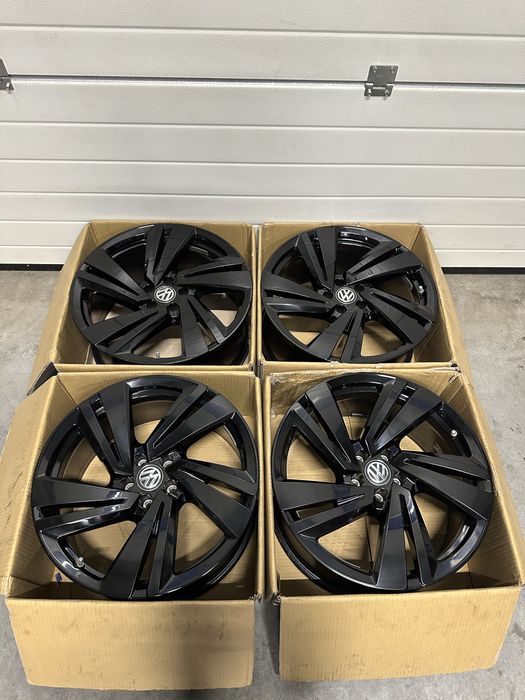 Jante 20 ORIGINALE VW Touareg III CR R-Line Nevada Black Q7