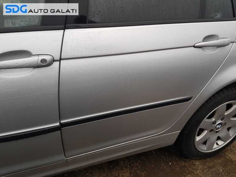 Usa Portiera Stanga Spate Dezechipata BMW Seria 3 E46 Berlina Sedan 1998 - 2006 Culoare 354/7 Titansilber Metallic